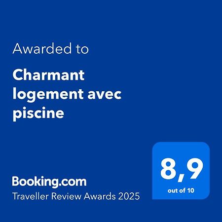 Charmant Logement Avec Piscine Bergerac Ngoại thất bức ảnh